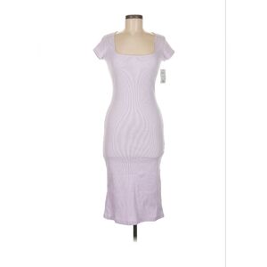 Nine West Lavender Ribbed Maxi Dress - Medium